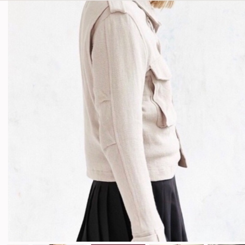 Unif X Uo Utility Linen Jacket - image 5